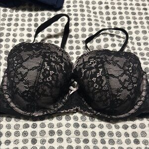 Elegant Black Lace Bra